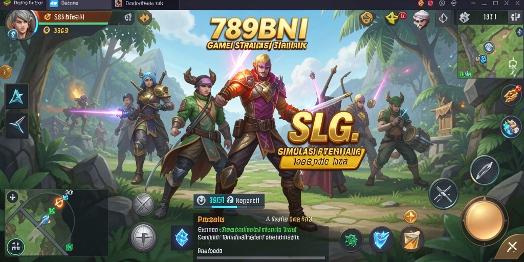 Screenshot utama 789BNI menampilkan gameplay SLG yang menarik.