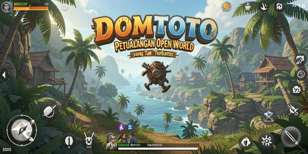 Tampilan gameplay yang menakjubkan di dunia terbuka.