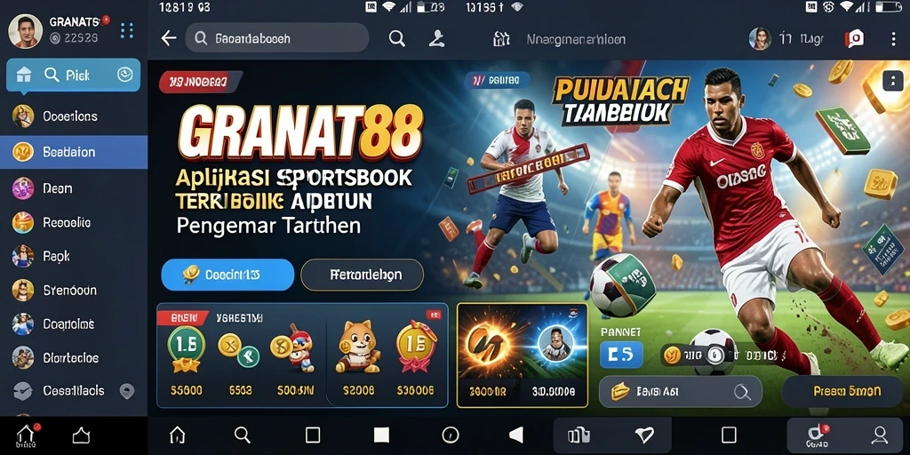 Tampilan gameplay menarik dari aplikasi sportsbook GRANAT88.