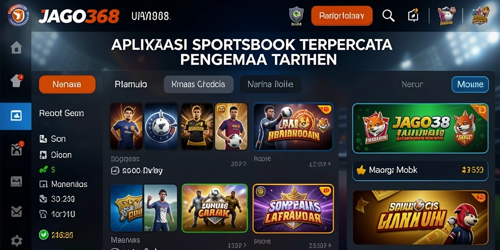 Tampilan gameplay taruhan olahraga di JAGO368 yang mudah digunakan.