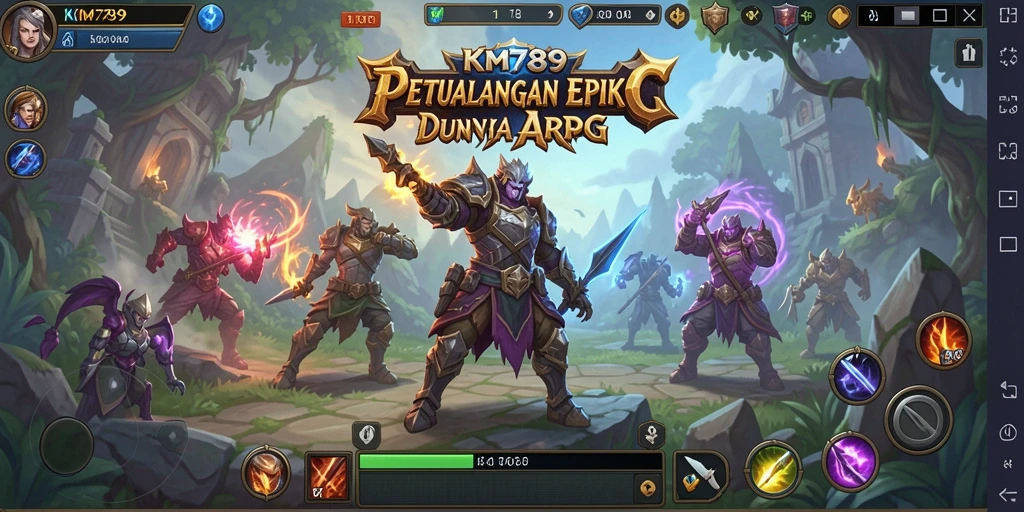 Tampilan menarik dari gameplay ARPG yang mendebarkan.