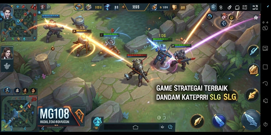 Tampilan menarik dari gameplay SLG MG108 yang penuh strategi.