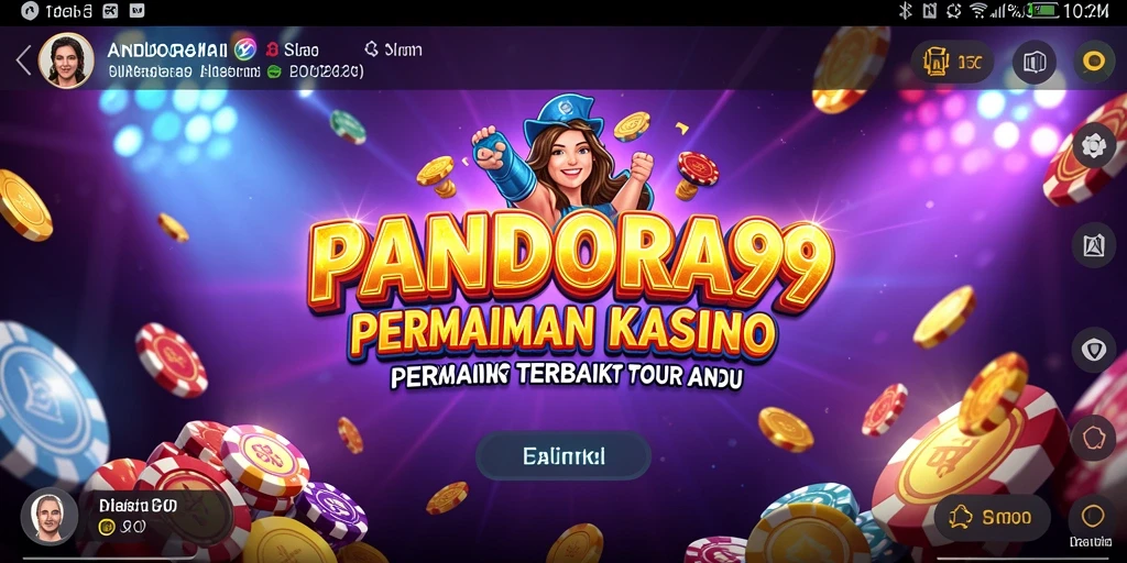 Tampilan gameplay Kasino yang mengasyikkan di PANDORA99.